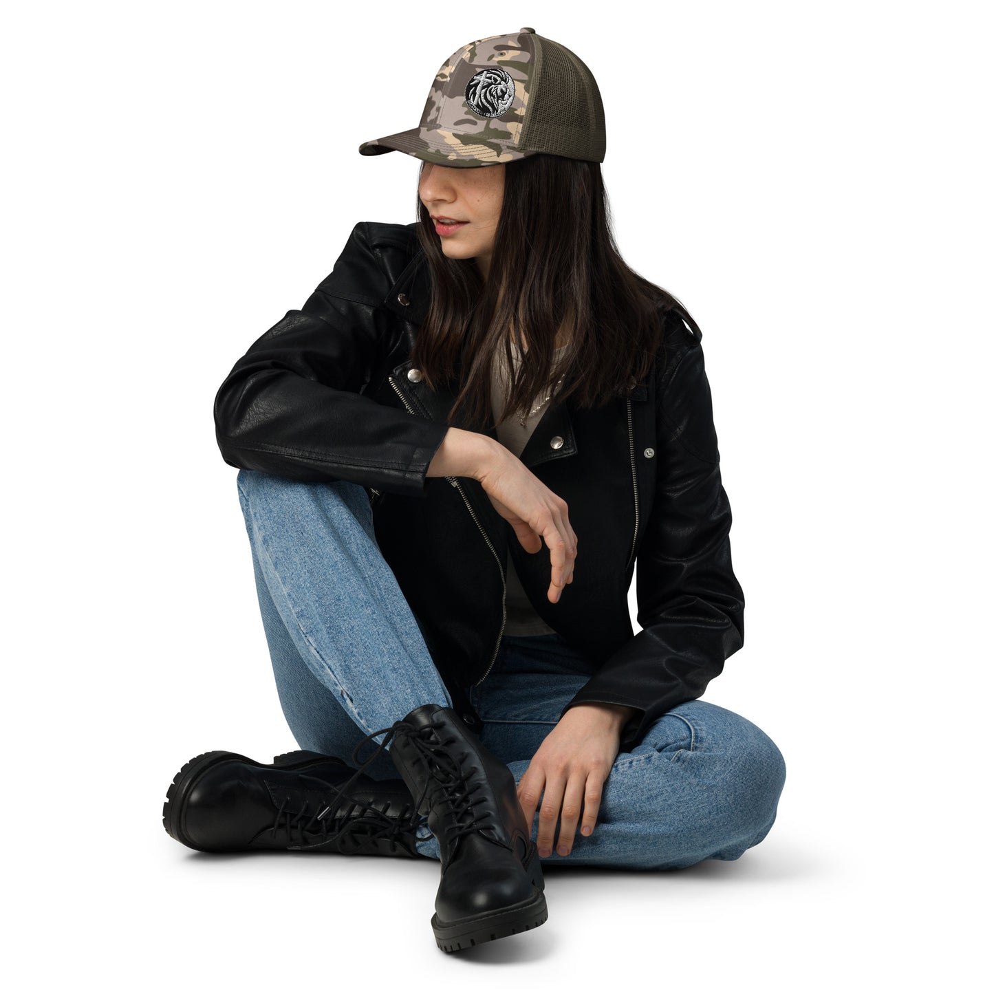 Lionsroar- Camouflage trucker hat
