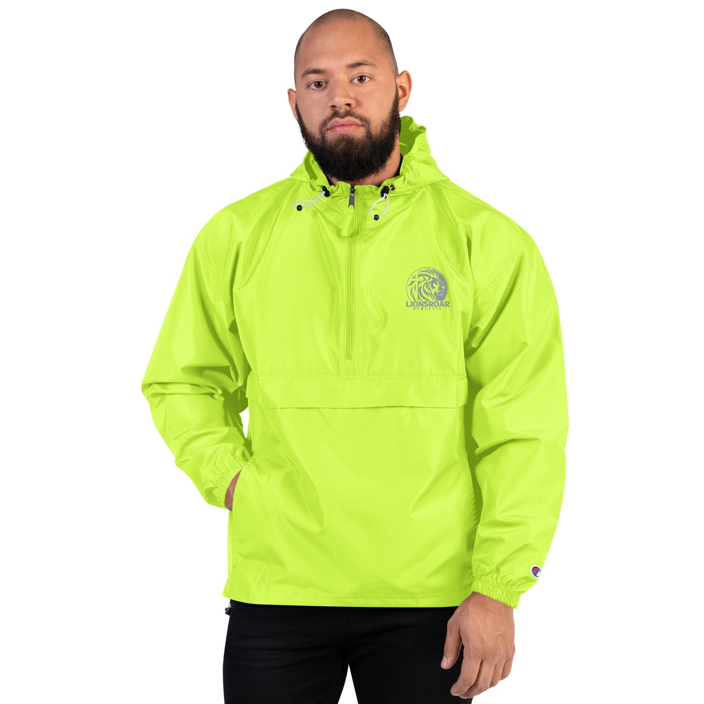 Lionsroar Crest Embroidered Champion Packable Jacket