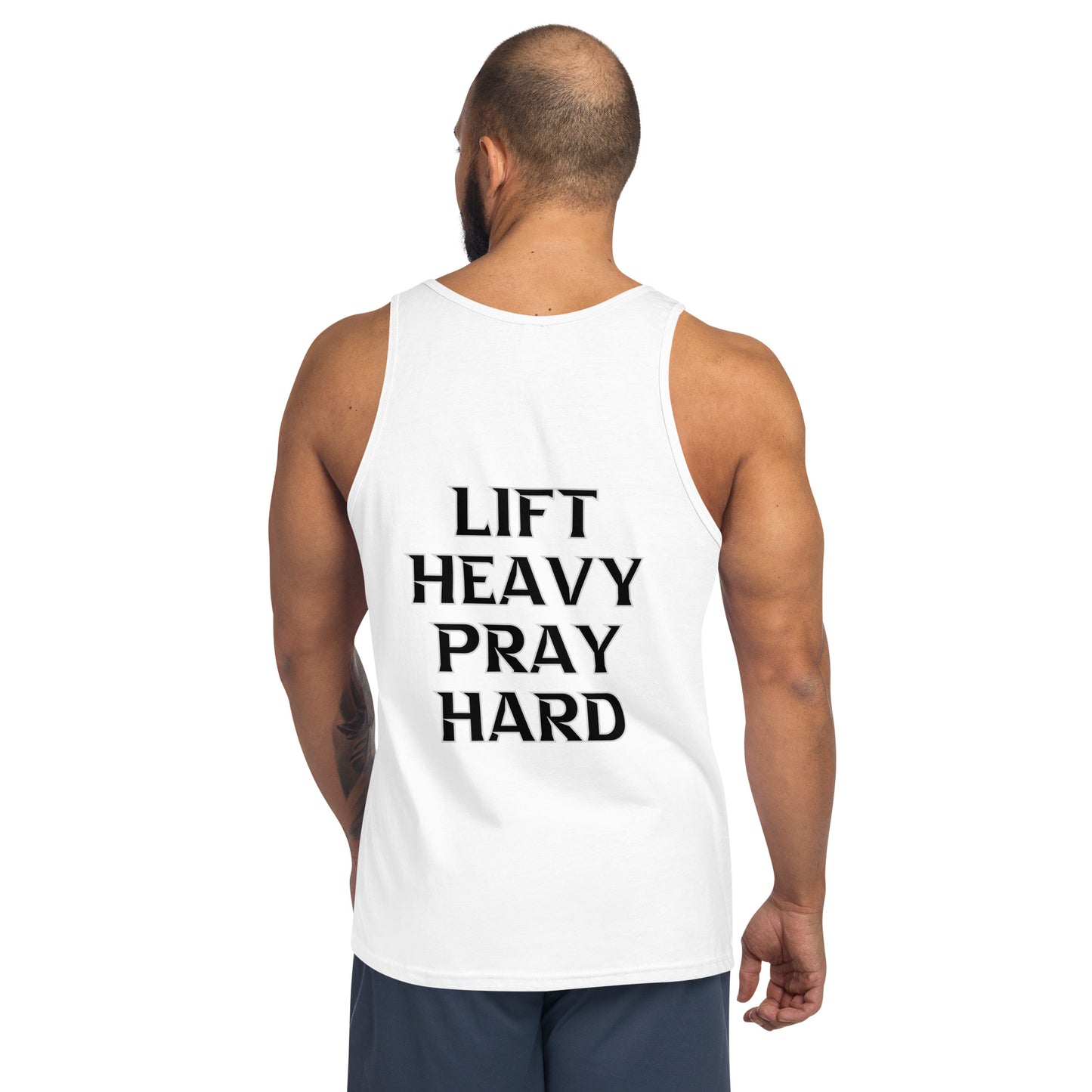 Lift Heavy Pray Hard Men's Tank Top