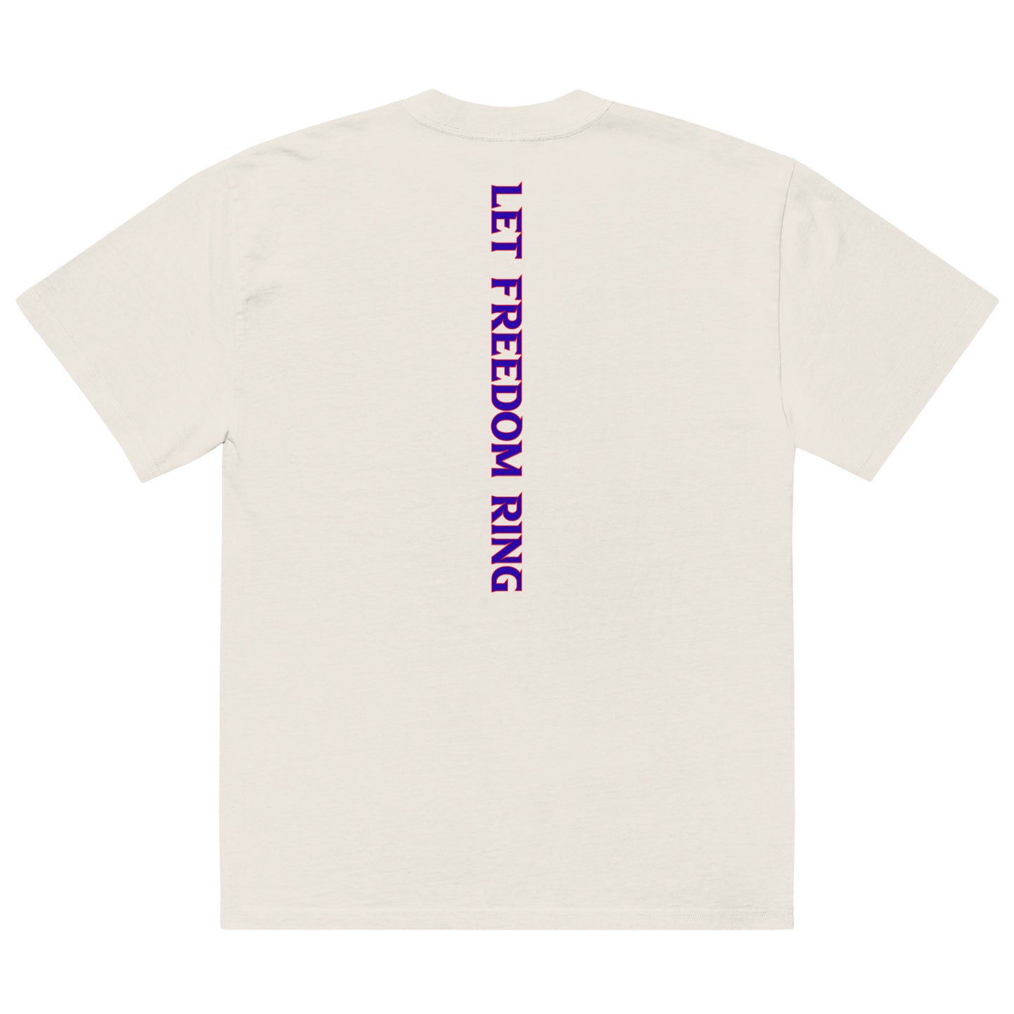 Let Freedom Ring - Oversized faded t-shirt