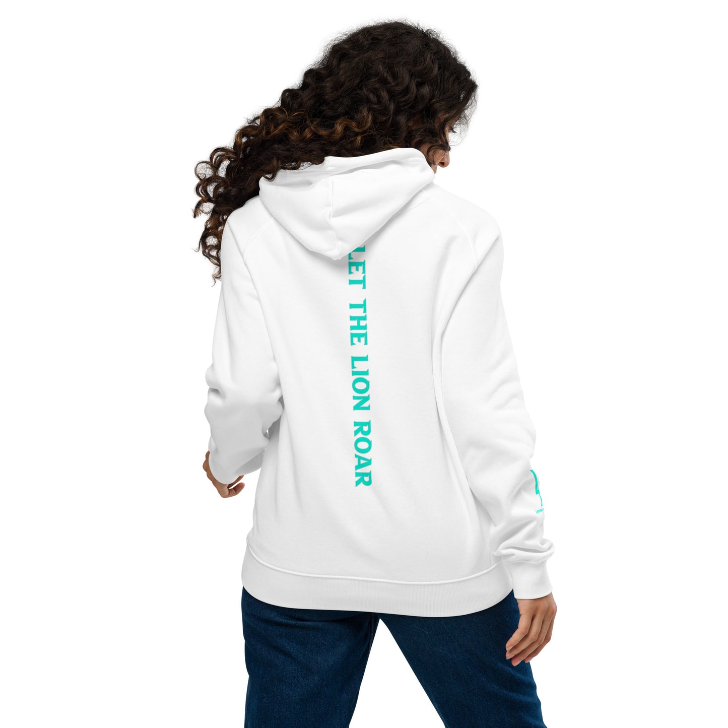 Lionsroar Logo - Unisex eco raglan hoodie