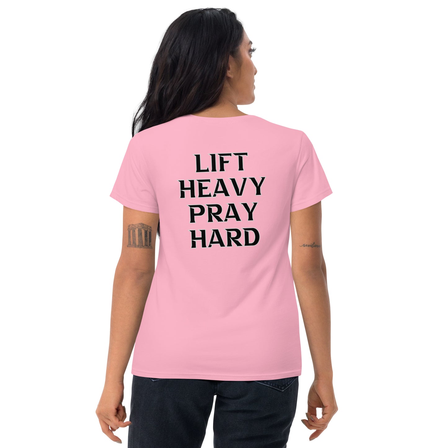 Lift Heavy Pray Hard Women's short sleeve t-shirt