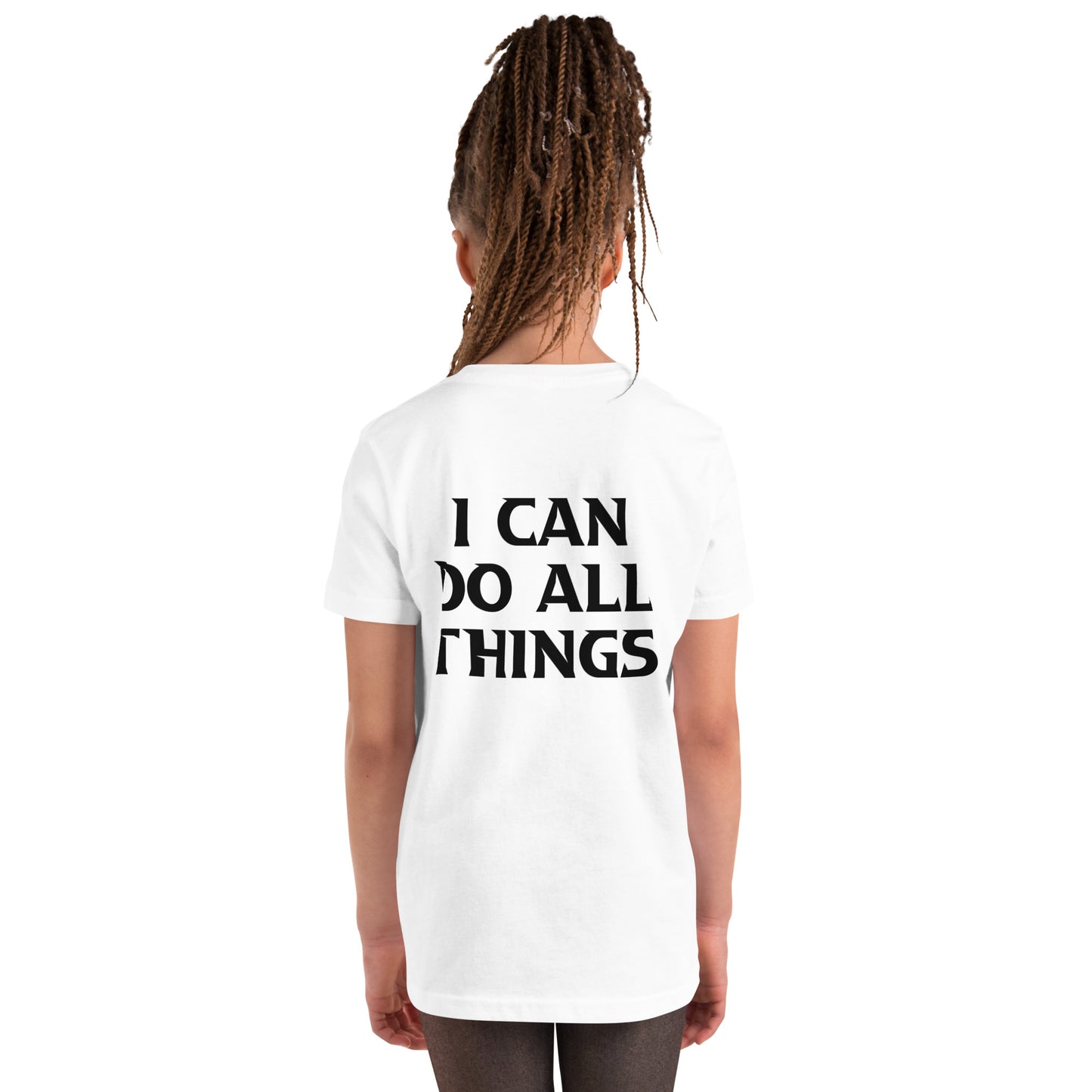 “I can do all things” Youth Short Sleeve T-Shirt